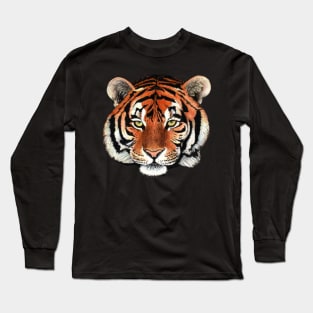 Tiger drawing Long Sleeve T-Shirt